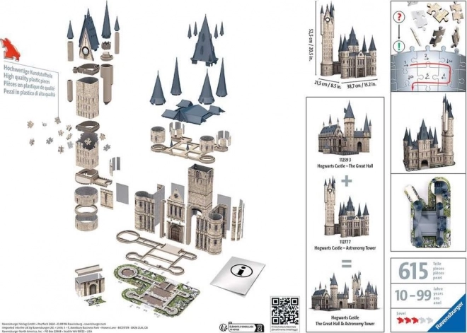 Harry Potter: Astronomieturm Schloss Hogwarts Puzzle