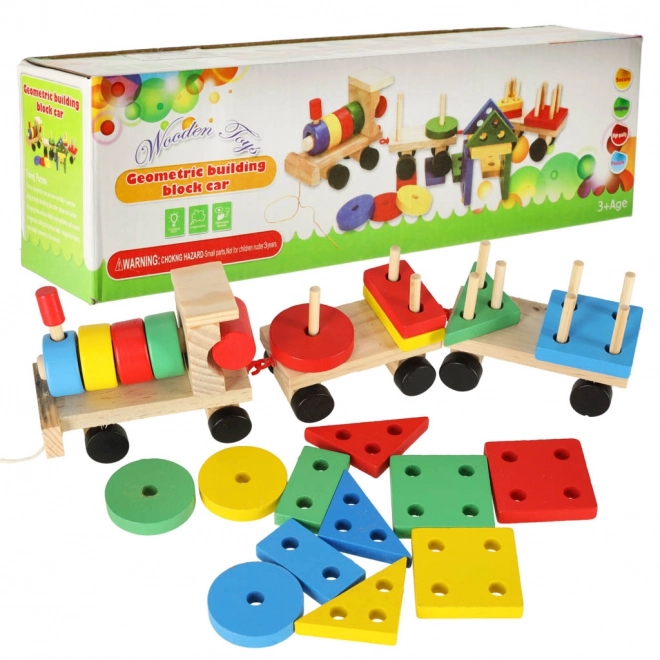 Holzeisenbahn Sortierpuzzle