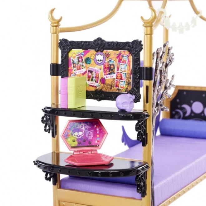 Möbelset Schlafzimmer Monster High Clawdeen Wolf mit Zubehör