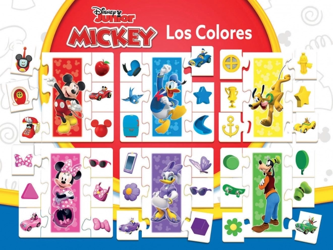 Educa Puzzle Mickey und Freunde: Farben lernen