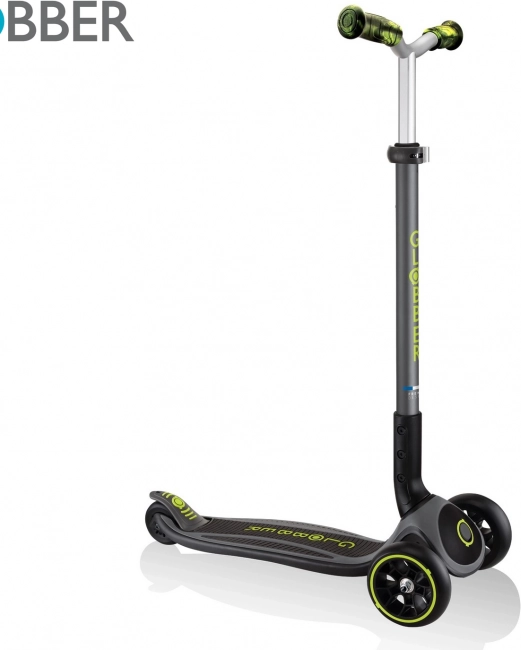 Kinderroller Master Prime in Schwarz Limettengrün