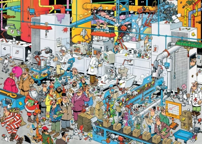JUMBO Puzzle Jan van Haasteren Süßigkeitenfabrik 500 Teile