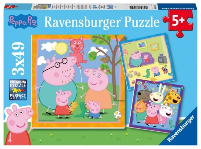 Prasátko Peppa Puzzle Set