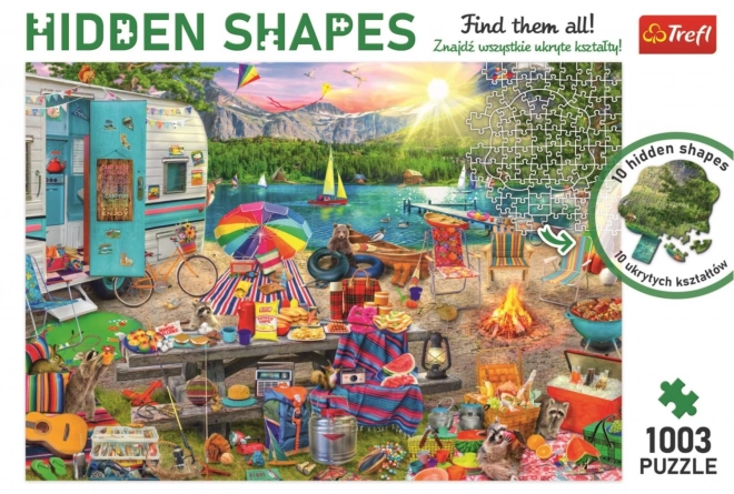 Trefl Hidden Shapes - Camperreise Puzzle