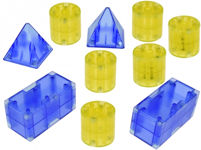 3D leuchtende magnetische Bausteine