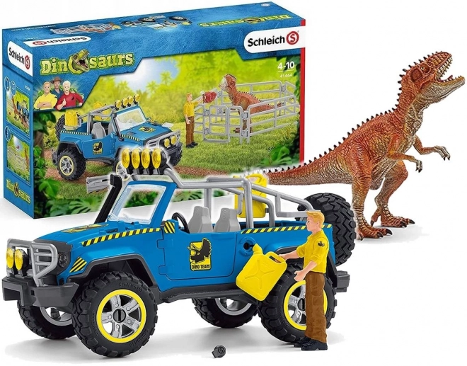 Schleich Geländewagen mit Dinosaurier Platz