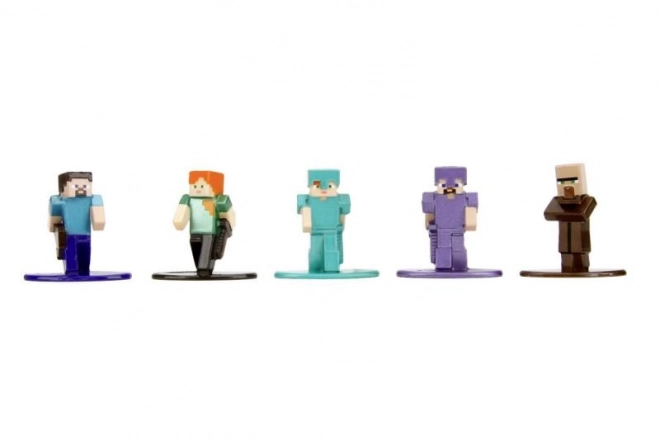 Minecraft Sammelfiguren aus Metall 18er-Set