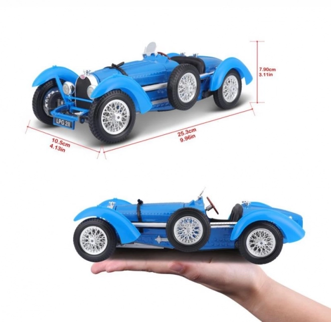 Bburago Bugatti Type 59 Modellauto Blau