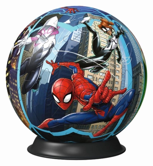 3D Spiderman Kugel Puzzle 72 Teile