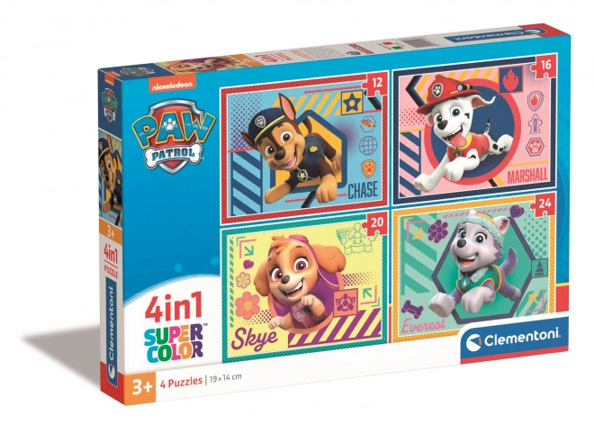 CLEMENTONI Paw Patrol Puzzle 4-in-1