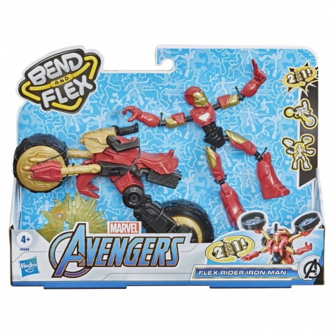 Avengers 2-in-1 Bend and Flex Fahrzeug