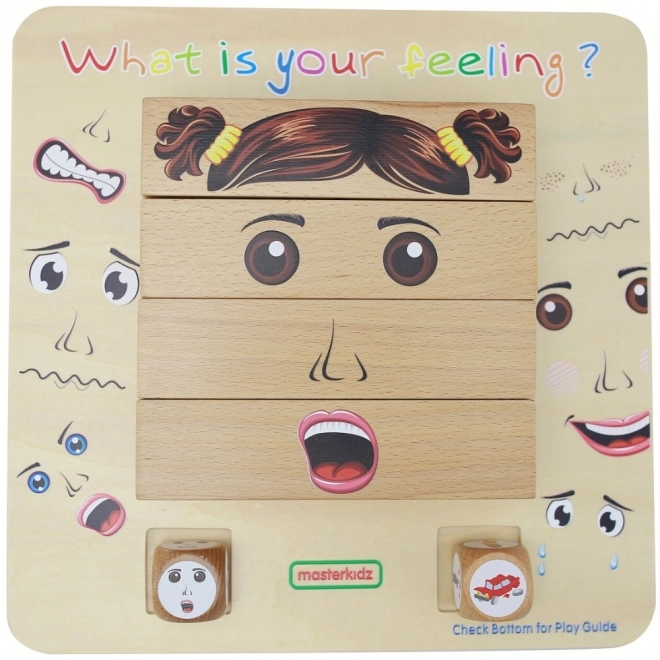 Lernspiel Emotionen von Masterkidz - Montessori Holzspiel