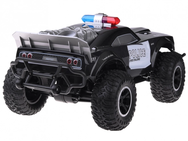 Großer ferngesteuerter Monstertruck POLIZEI Beleuchtung mit Fernbedienung RC0626