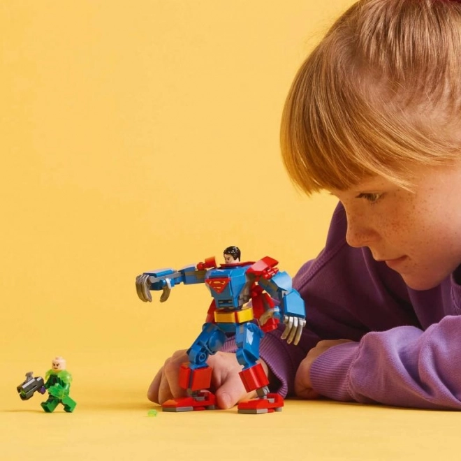 Mech Superman gegen Lex Luthor