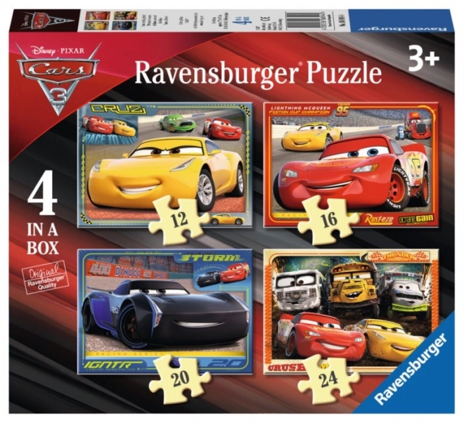 Puzzle Set Autos 4er-Set