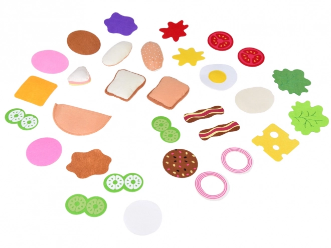 Spielset Brot und Gemüse für Sandwiches