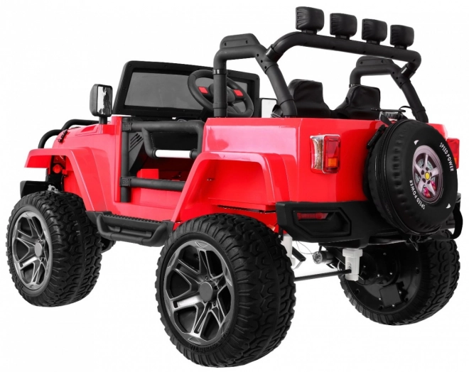 Monster Jeep 4x4 Rot