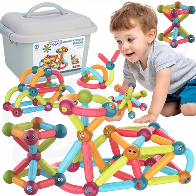 WOOPIE magnetische Bauklötze 76 Stk.