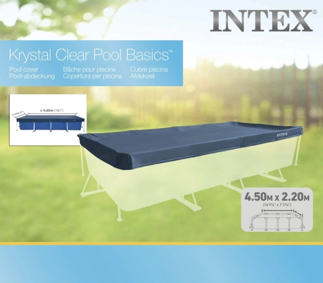 Poolabdeckung für Rechteckigen Pool von Intex