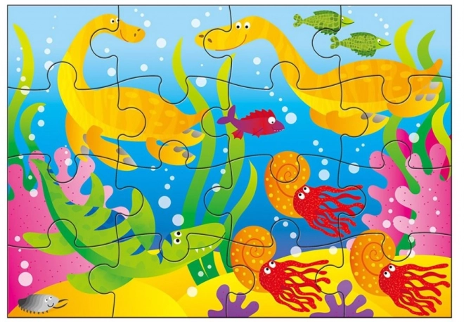 GALT Puzzle Land der Dinosaurier Kinder-Puzzleset