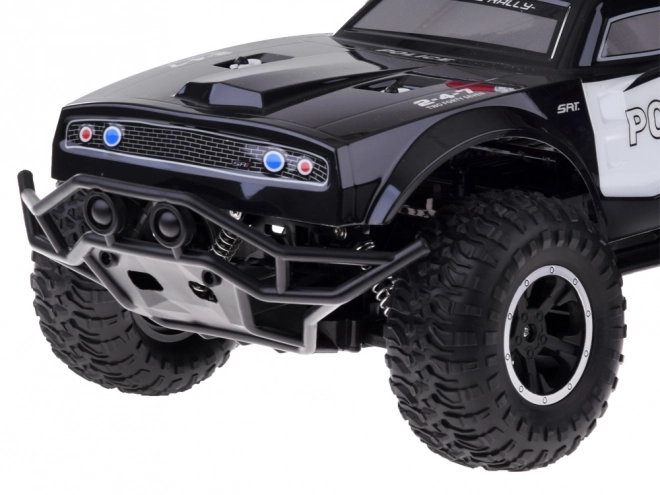 Großer ferngesteuerter Monstertruck POLIZEI Beleuchtung mit Fernbedienung RC0626