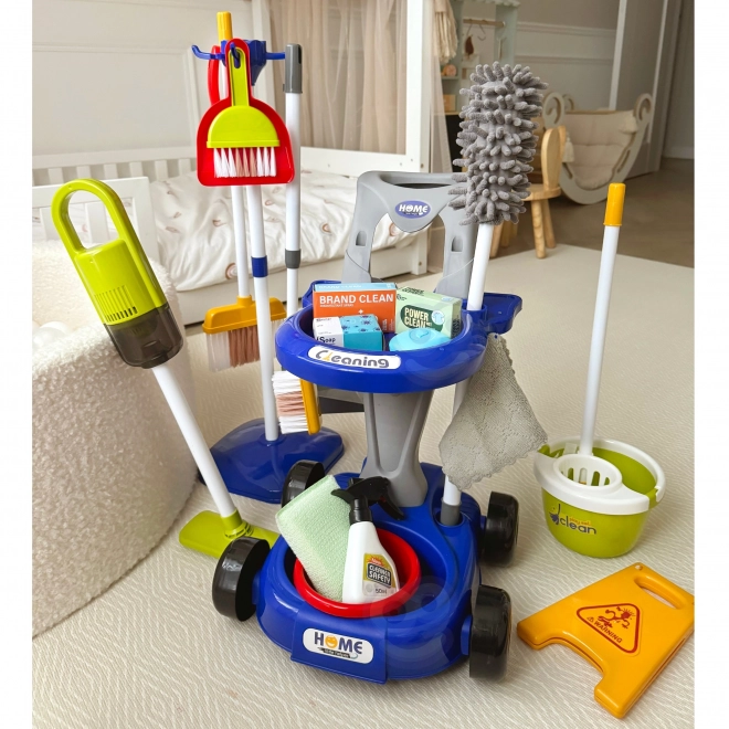 Woopie Putzwagen 3-in-1 Set für Kinder XXL 29-teilig