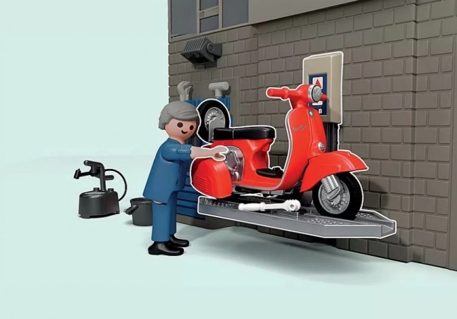 Vespa-Garage der 60er Jahre von PLAYMOBIL