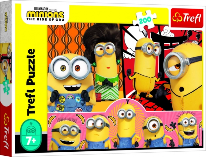 TREFL Puzzle Minions in Aktion 200 Teile