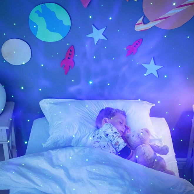 Astronauten Nachtlampe mit Sternprojektor für Kinder