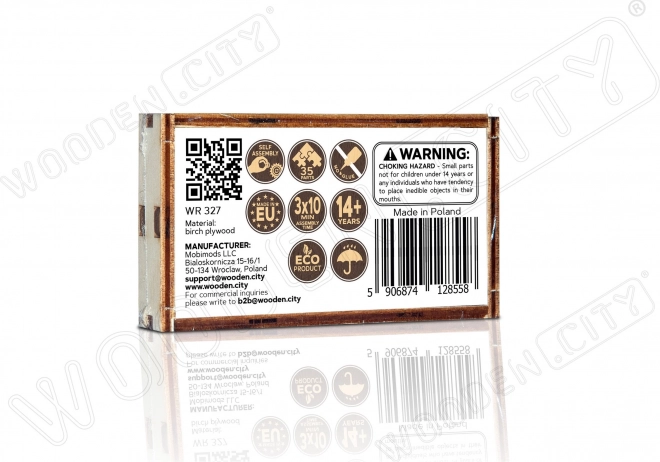 Hölzernes 3D-Puzzle Mini-Set Widgets: Historische Fahrzeuge