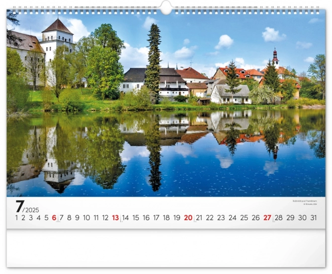 Wandkalender Tschechien in Spiegelungen 2025