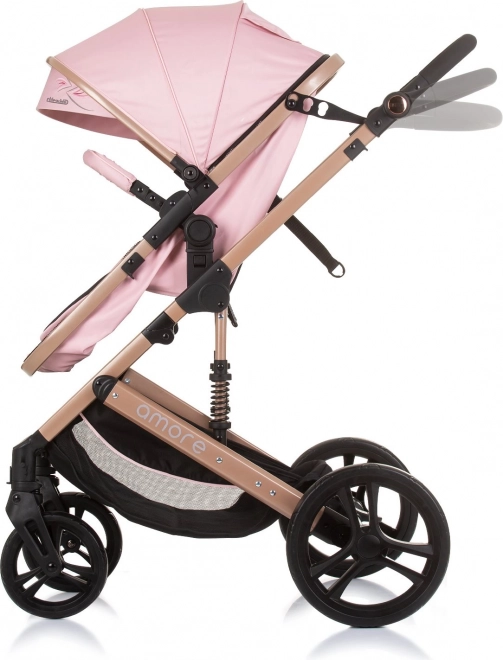 Chipolino Kombikinderwagen Amore 2in1 Jungle – Flamingo