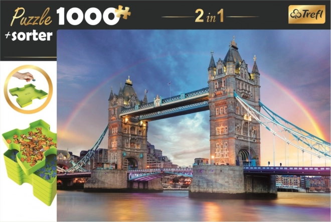 Puzzle TREFL 2in1 Tower Bridge London 1000 Teile