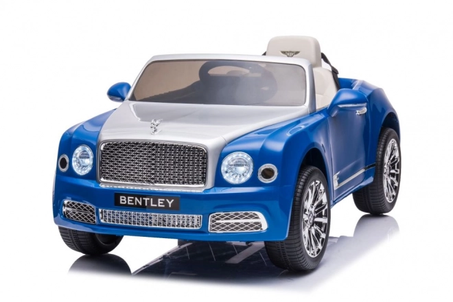 Elektrisches Kinderauto Bentley Mulsanne blau lackiert