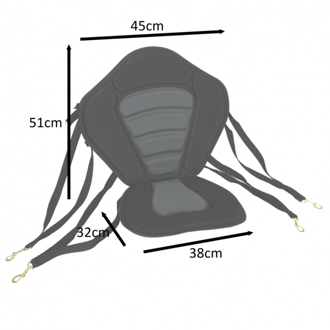 Kajak-Sitz mit Rückenlehne für SUP-Boards