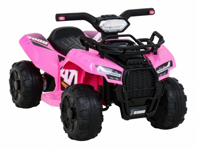 Elektrisches Kinderquad Storm Rosa mit MP3, USB und LED