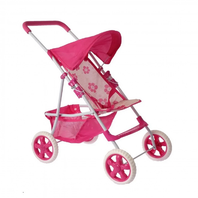 Woopie Puppenwagen Blumenmuster