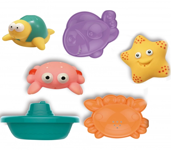 Woopie Badeset Meerestiere und Boote