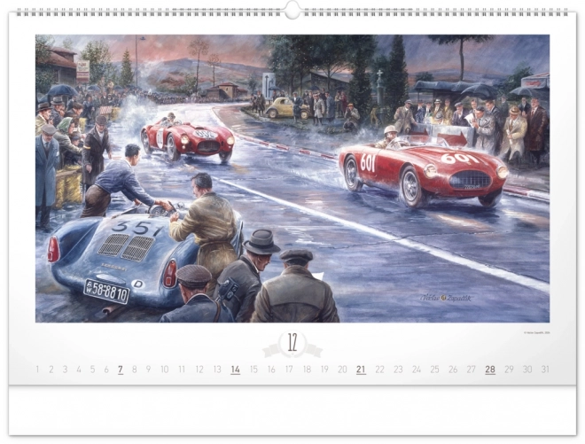 Wandkalender Oldtimer – Václav Zapadlík 2025