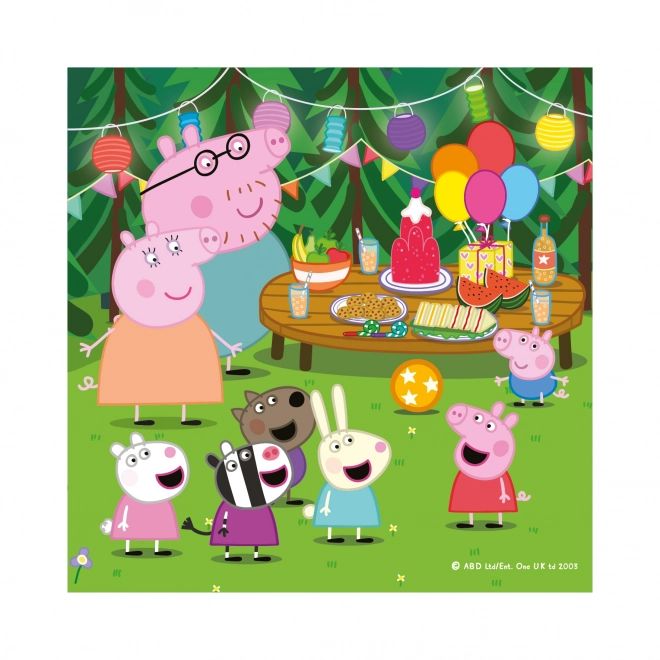 Dinosaurier Puzzle Peppa Wutz im Urlaub