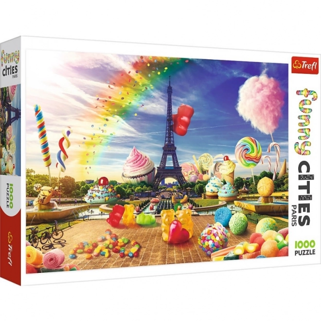 Lustige Städte Puzzles: Süßes Paris