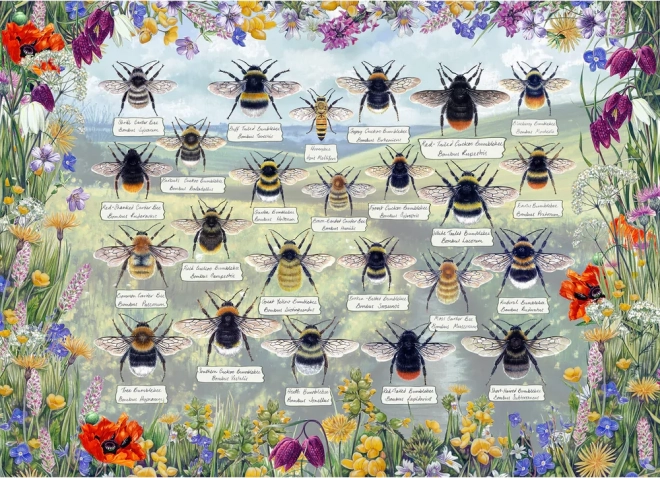 Gibsons Puzzle Strahlende Bienen 1000 Teile