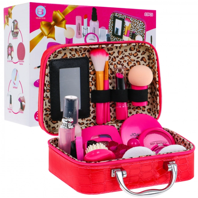 Makeup-Set für Mädchen 3+ Handtasche + Spielkosmetik 23 Stück