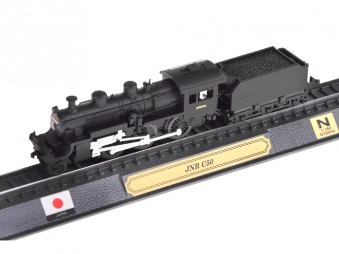 Elegantes Sammlermodell Lokomotive JNR C50 Japan 1:160