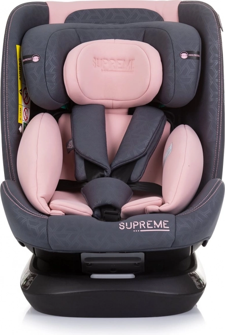 Chipolino Autokindersitz Supreme i-Size 360° Flamingo