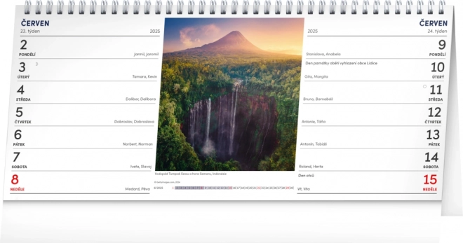 Tischkalender Landschaft 2025 – 14 Tage