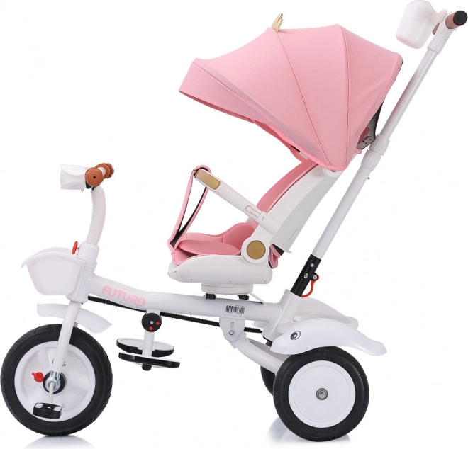 Chipolino Kinder Dreirad Princess mit Verdeck 2-in-1