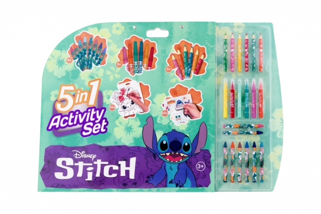 Malkasten 5-in-1 mit Stitch-Motiv