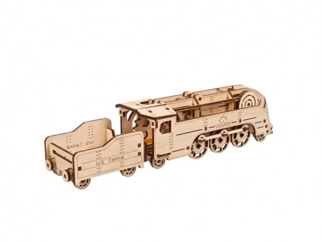 Ugears 3D Holzpuzzle Mini-Lokomotive