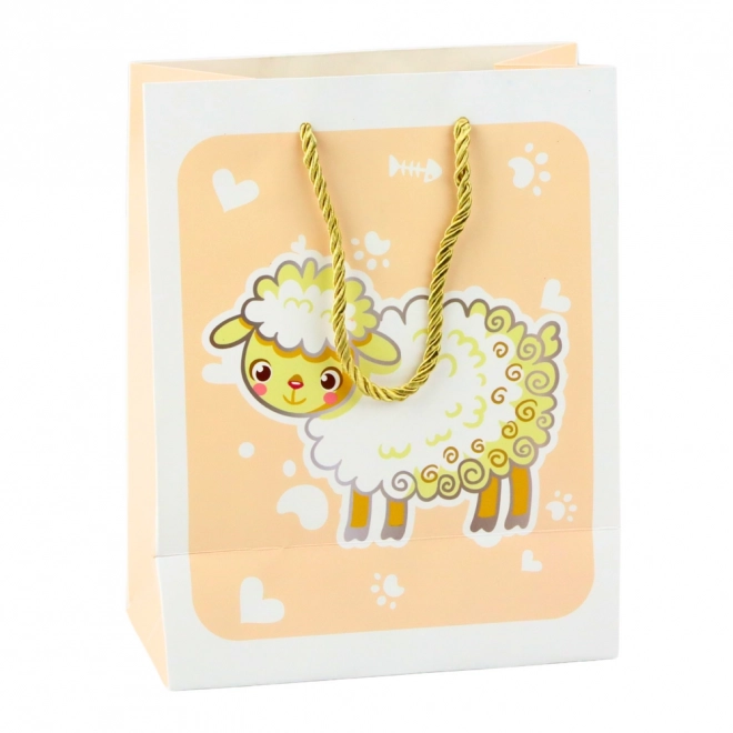 Geschenktasche Tiere 3D Pastell